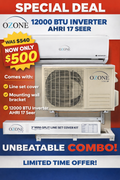 12000 Btu Mini Split 18 seer 2  WiFI