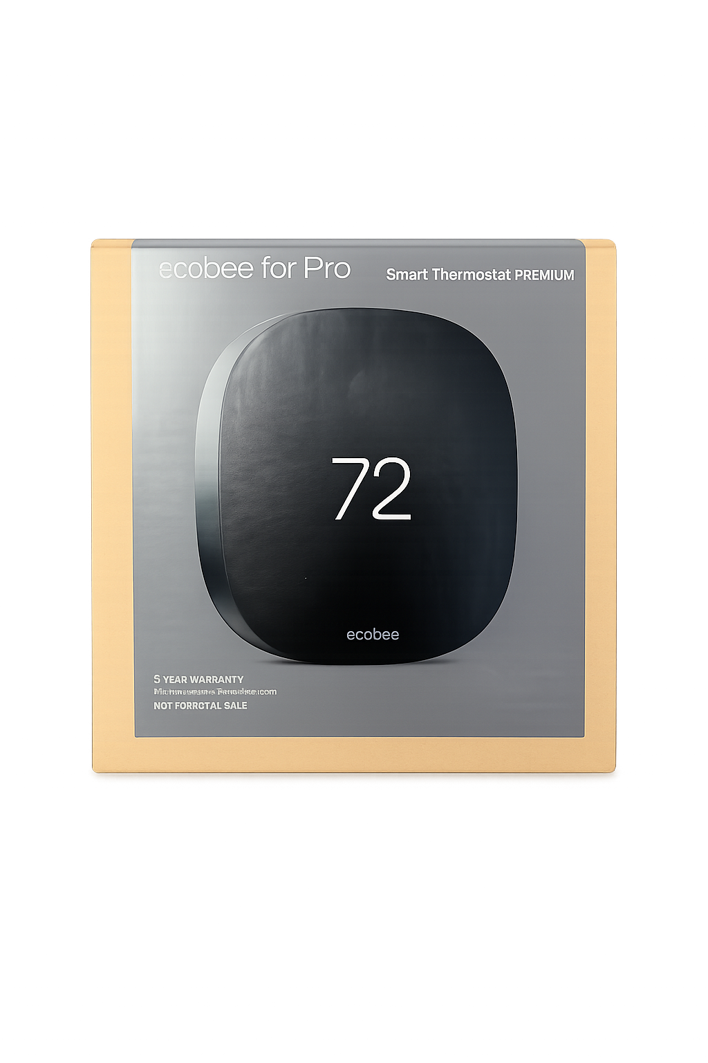 Ecobee For Pro Smart Thermostat Premium EB-STATE6PB-01 Black/Silver