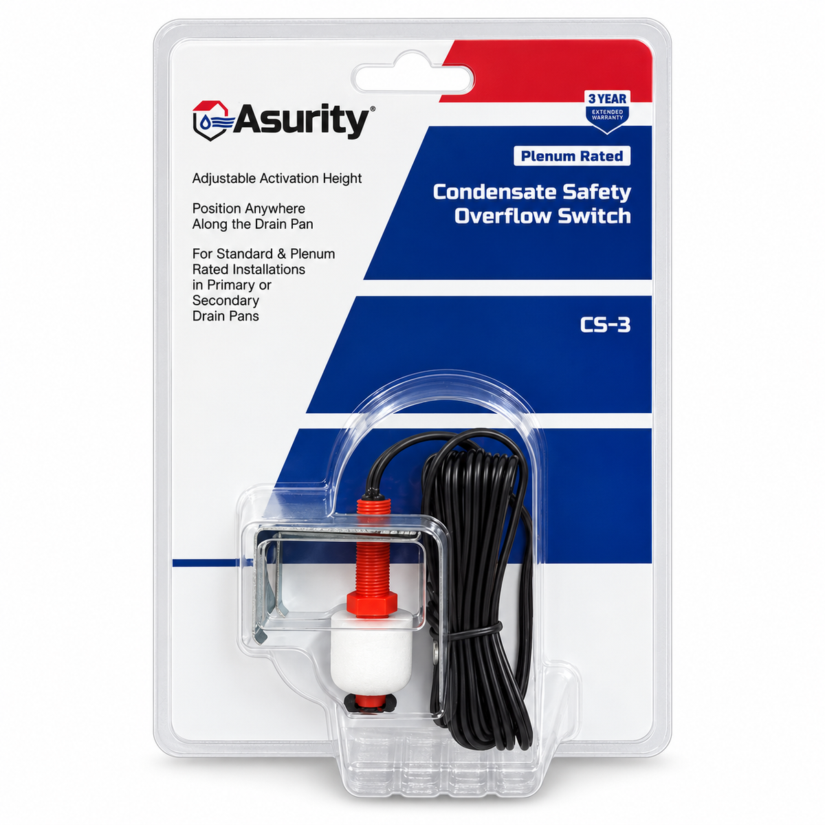 Interruptor de seguridad de condensado Asurity CS-3