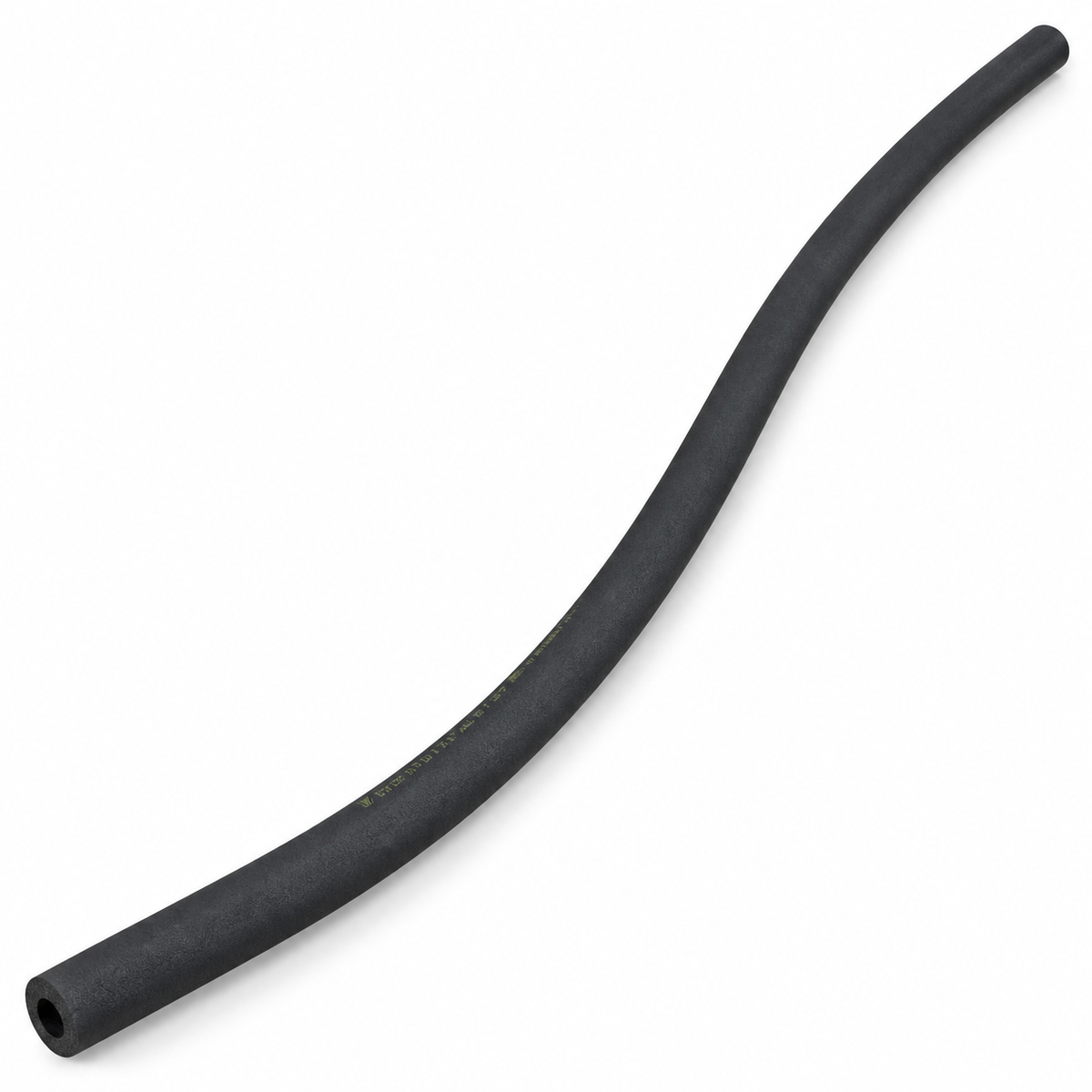 Black foam HVAC pipe insulation tube