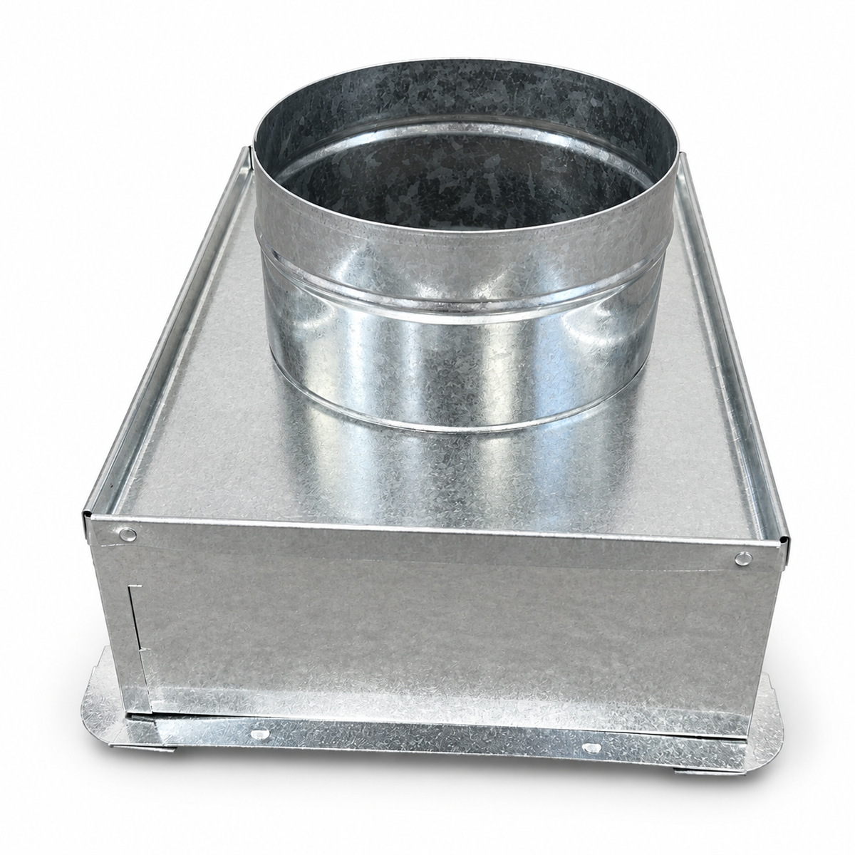 Boot aislado R6 rectangular con cuello redondo, vista lateral