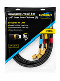 Fieldpiece HR3B Ball-Valve Refrigerant Hose Set – 3 Pack
