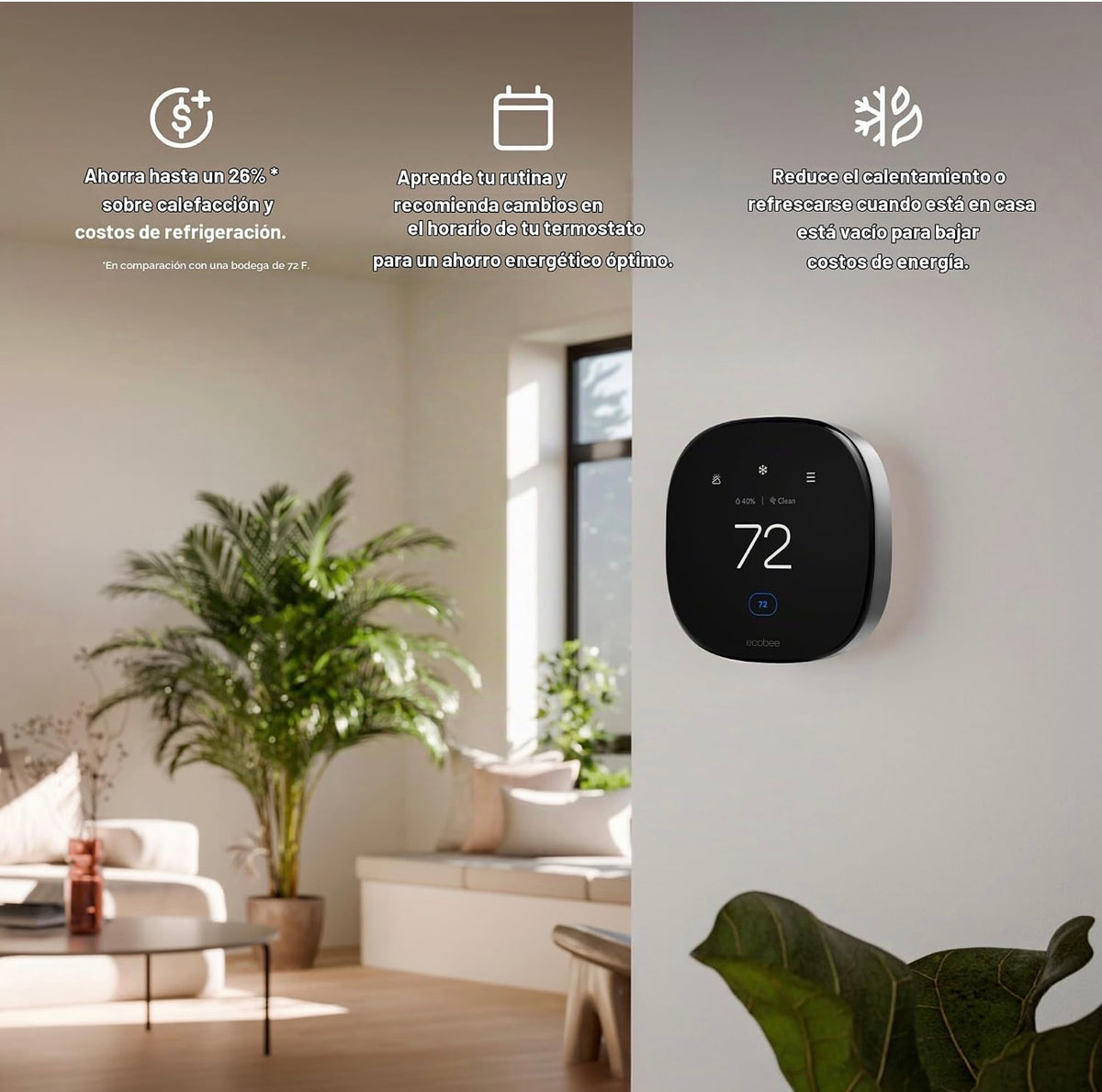 ecobee Smart Thermostat Premium energy-saving features