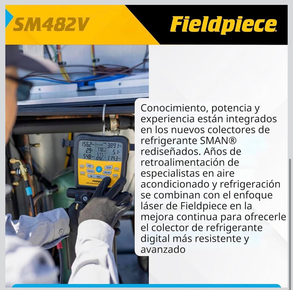 Fieldpiece SM482V SMAN Wireless 4-Port Digital Manifold