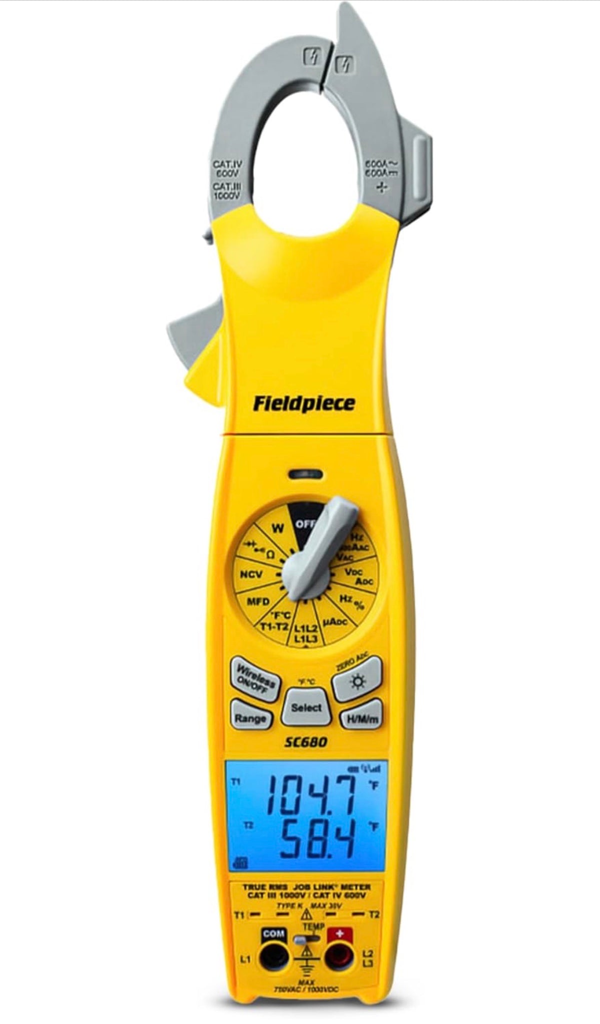 Fieldpiece SC680 Wireless True RMS Clamp Meter
