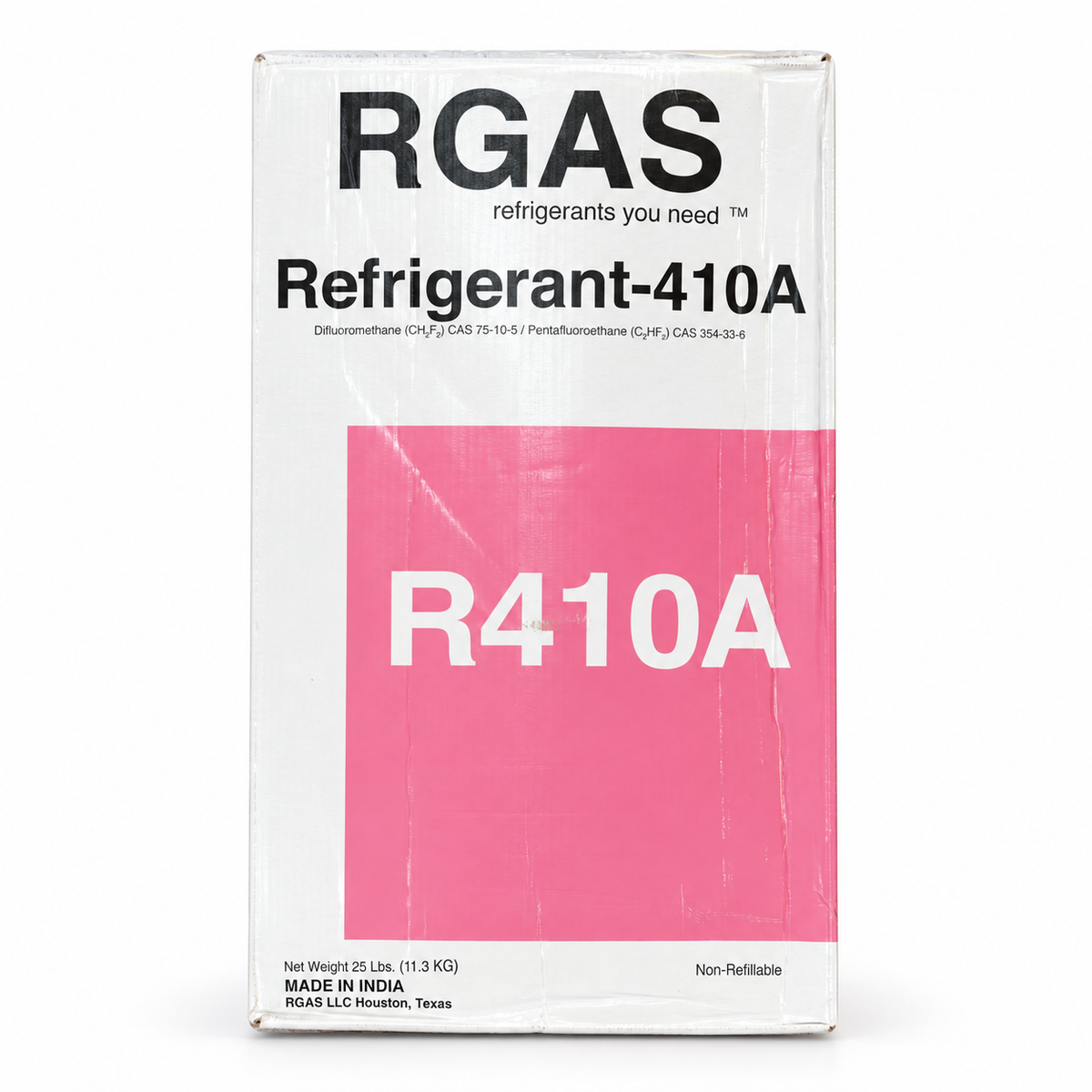 Refrigerante RGAS R410A de 25 libras